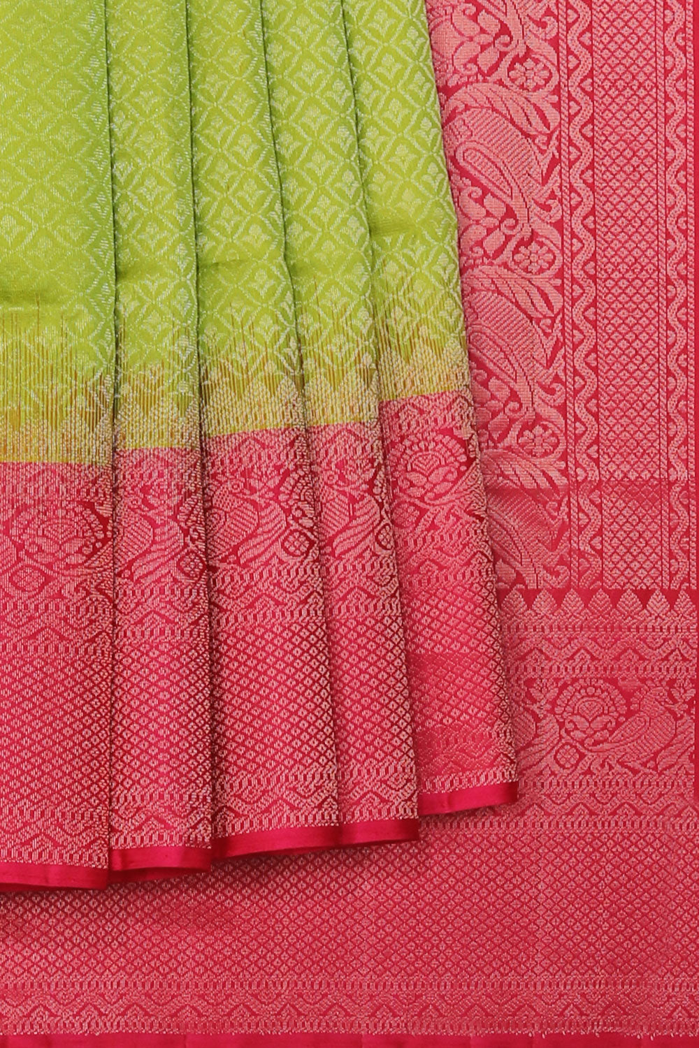 Image of Simple Yet Elegant Green Saree